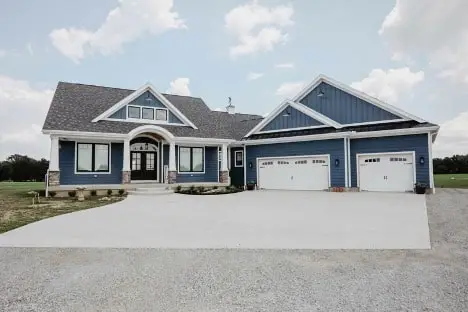 Beautiful House with Metal Siding