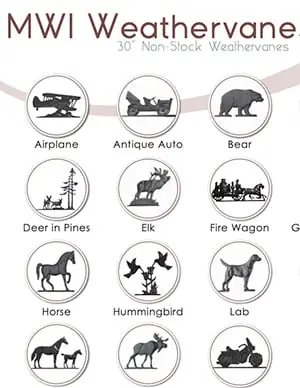 Weathervanes for sale