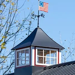 Cupolas and weathervanes available at Buckeye Metals