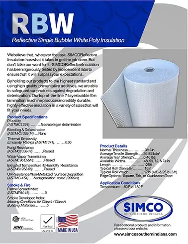 Bubble Reflective Insulation