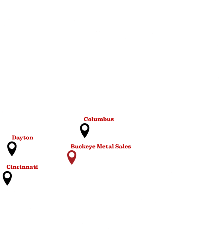 Map of the Ohio Buckeye Location