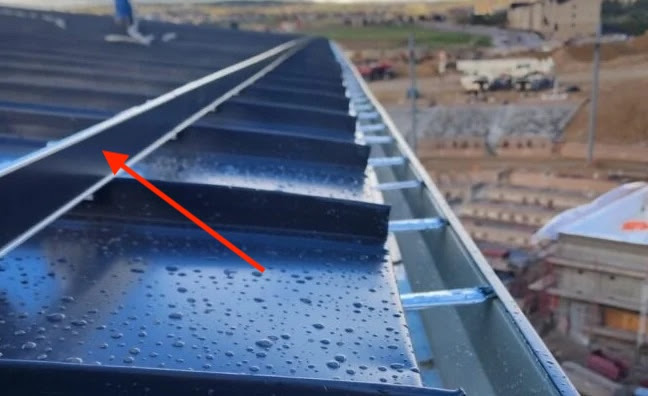Using a strip of your roof panel gives you a perfect color match and the same longevity as your roof.
