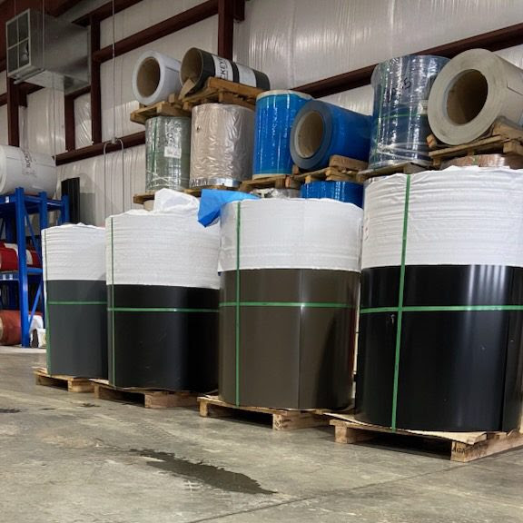 Buckeye Metal 24 gauge metal in big rolls
